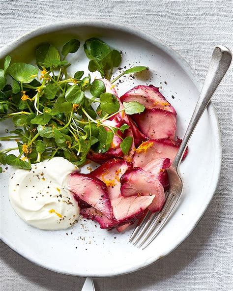 Beetroot-cured salmon with watercress | delicious. magazine | Recipe in 2021 | Health dinner ...