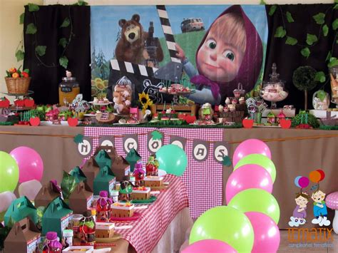 Masha and the Bear Birthday Party Ideas | Photo 3 of 6 | Catch My Party