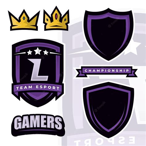 Premium Vector | Letter l esports gamers logo template creator for ...