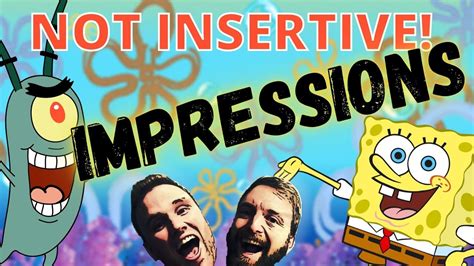 SpongeBob and Plankton ASSERTIVE Impressions - Cool Voice Impressions ...