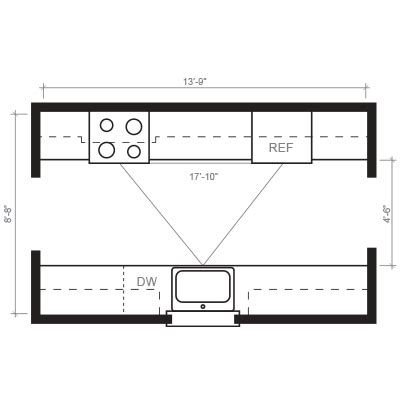 Kitchen Floor Plans With Measurements – Things In The Kitchen