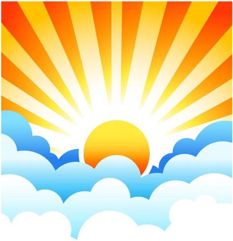 sun rising - Clip Art Library