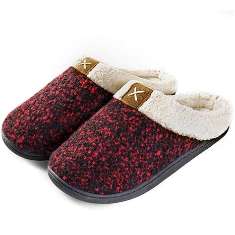 ULTRAIDEAS - Women's Cozy Memory Foam Slippers Fuzzy Wool-Like Plush ...