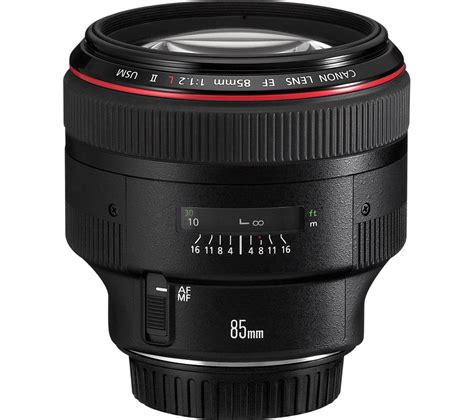 CANON EF 85 mm f/1.2 L USM II Standard Prime Lens Deals | PC World