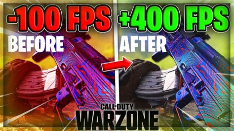 Call Of Duty Warzone Low End PC | Lag Fix | +400 FPS | Ultimate Call Of Duty FPS Boost Guide ...