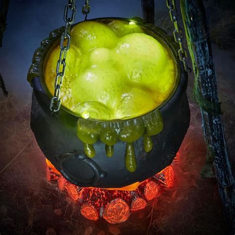Home Depot 5ft Moonlight Magic LED Bubbling Cauldron w/Fire Green NEW 2023 mail.ddgusev.soisweb ...