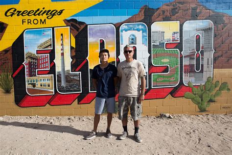 Greetings from El Paso Mural in TX - Texas Welcome to El Paso Sign ...