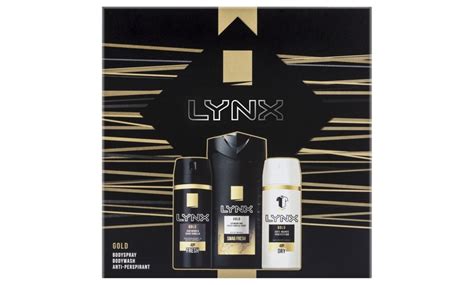 Lynx Gold Trio Gift Set | Groupon