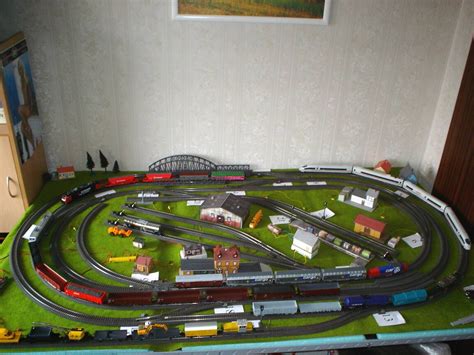 Marklin HO C-track Layout 205x120 | Model trains, Train layouts, Small model train layouts