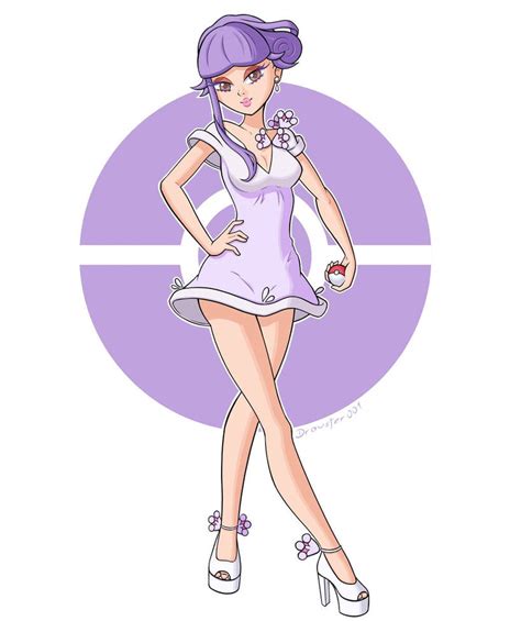 Gym Leader Tulip by drawster001 on DeviantArt