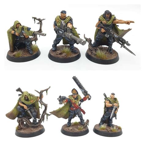 6 X Gaunt's Ghosts Tanith First and Only Painted Miniatures for Sale Warhammer 40k and Age of ...