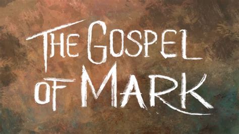 The Gospel of Mark | The Gospel of Mark | Videos | YouVersion