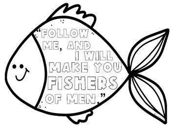 35 Fishers Of Men Coloring Sheet | Bible crafts sunday school, Vacation ...