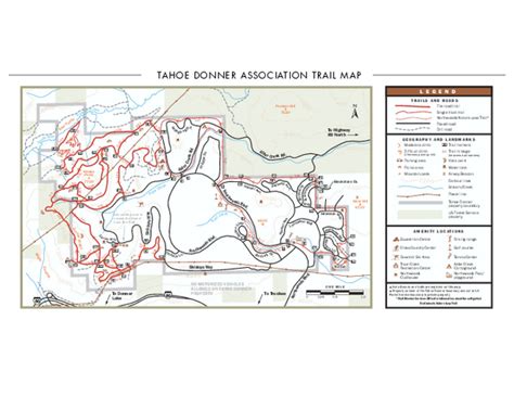 Tahoe Donner Ski Trail Map - 11509 Northwoods Blvd Truckee CA 96161 • mappery