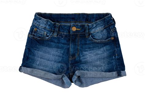 Blue jean shorts isolated on a transparent background 21916575 PNG