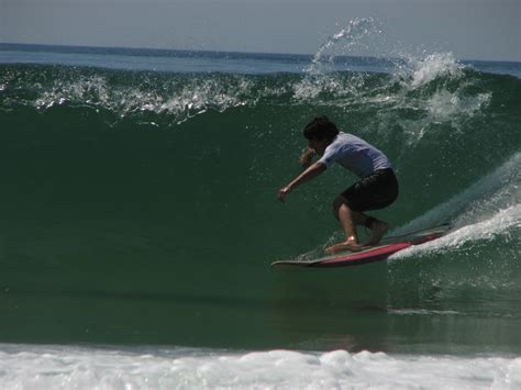 Surfing East Hampton Main Beach Long Island New York USA