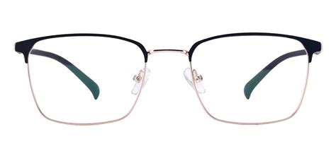 Square Metal Spectacles - Eyeglasses | TendaGlasses.com