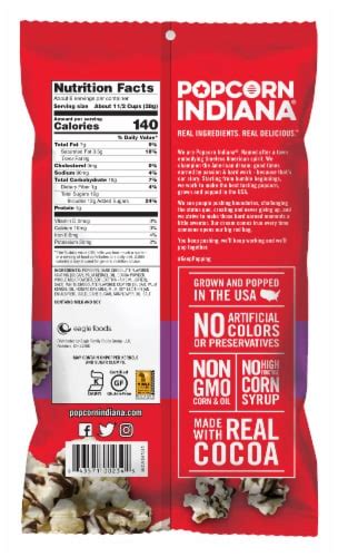 Popcorn Indiana® Black and White Drizzle Popcorn, 6 oz - Kroger