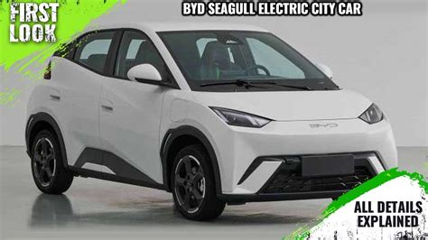 BYD Seagull EV City Car Revealed Ahead Of Launch - First Look | Full Exterior - YouTube