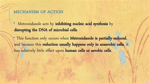 Metronidazole Mechanism Of Action