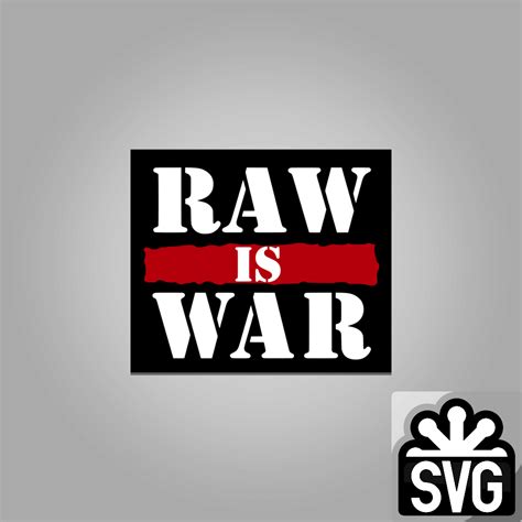 WWF Raw Is War (1997-2001) Logo (SC) SVG by DarkVoidPictures on DeviantArt