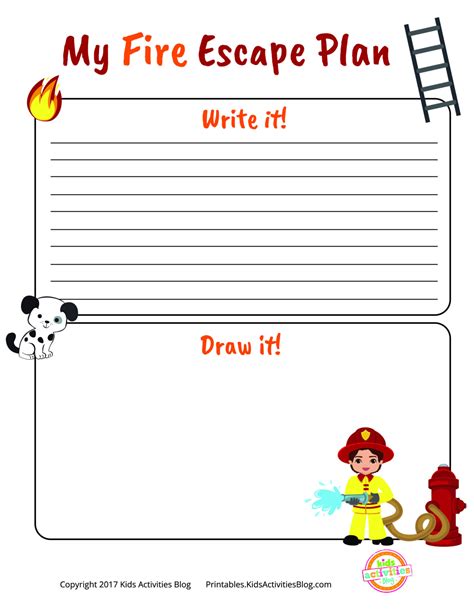 Get This Free Printable Fire Escape Plan To Keep Your Family Safe