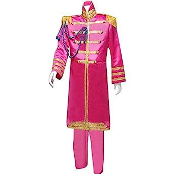 Amazon.com: Men's Large Pink Beatles Sgt. Pepper's Costume: Adult Sized Costumes: Clothing