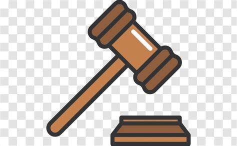 Gavel Judge Court Clip Art - Administrative Law - Lawyer Transparent PNG