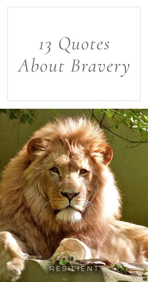 20+ Quotes About Courage and Bravery - Resilient