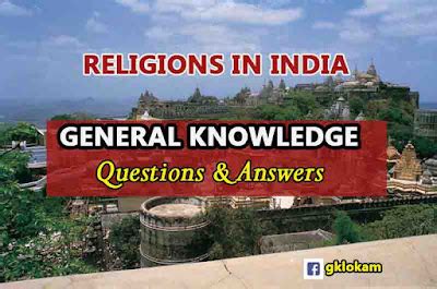 Religions in India: MCQ General Knowledge Questions - PSC Online Book