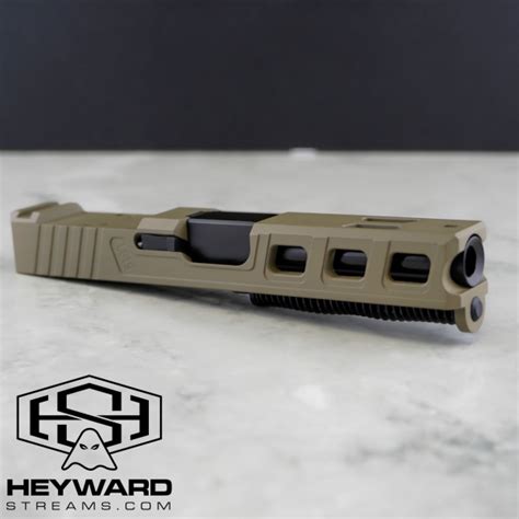 Complete Slide assembly for Glock 19 Gen 3, Model Elite, FDE, RMR cut, 9mm