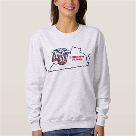 Liberty University State Love Sweatshirt | Zazzle.com