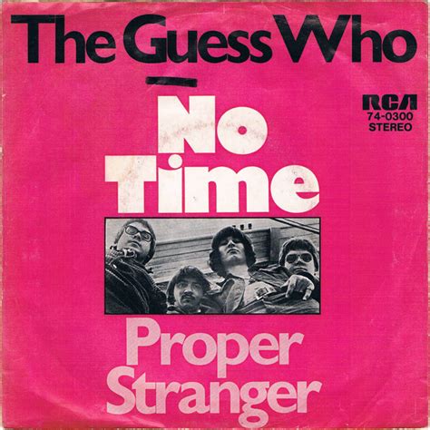 The Guess Who – No Time (1970, Vinyl) - Discogs