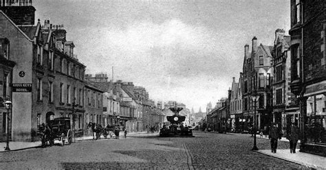 Tour Scotland Photographs: Old Photograph Market Street St Andrews Scotland