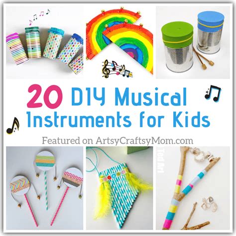 Homemade Musical Instruments From Recycled Materials - Top 10 Musical Instrument Crafts For Kids ...