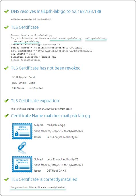 Install Free Let’s Encrypt SSL SAN Certificate for Exchange 2019