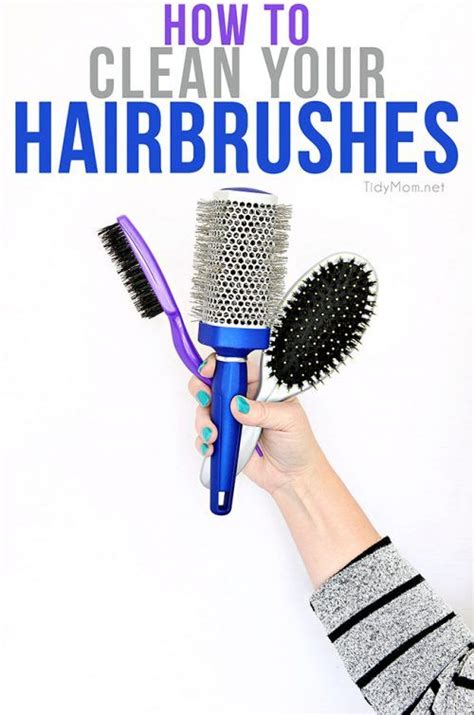 How to Clean Hairbrushes | TidyMom | Clean hairbrush, Hair brush, Cleaning hacks