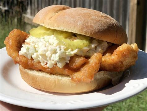 Beer Battered Walleye Sandwich - Wife Of A Hunter