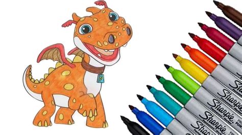 Wallykazam Norville Coloring page 2017 New HD Video for Kids - YouTube