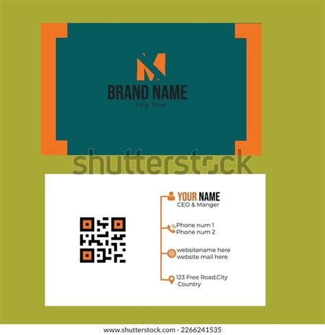 Simple Business Card Design 2023 Stock Vector (Royalty Free) 2266241535 | Shutterstock