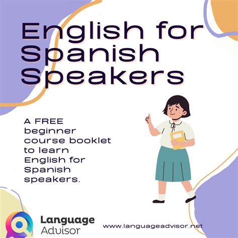 English for Spanish Speakers - Beginner - Language Advisor