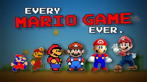 Every Mario Game Ever - YouTube