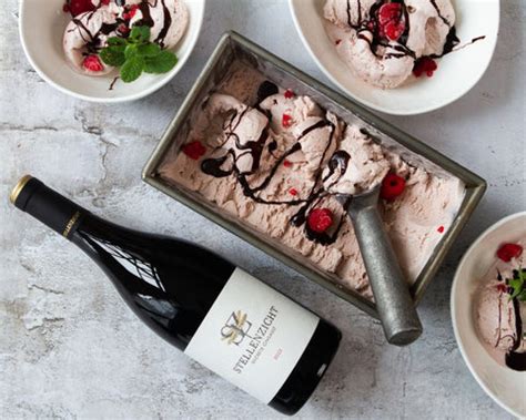 The Christmas Menu Dessert: Creamy Cinsault Ice Cream with a Rich Choc – Stellenzicht Wines