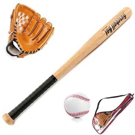 Classic 1Set Healthy Sport Soft Baseball Bat Glove and Ball Set Baseball Practice Equipment ...