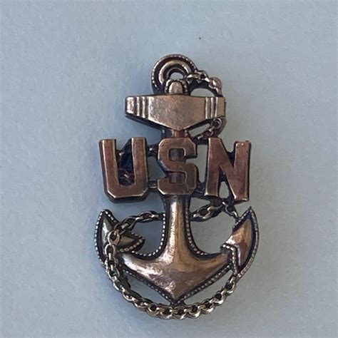 USN ANCHOR CPO INSIGNIA PIN/A*230417* - SEARCHLIGHT