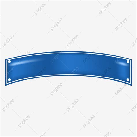 Title Tag Vector Design Images, Blue Color Title Tag Ribbon, Png ...