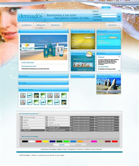 DERMAGLOS WEB DESIGN on Behance