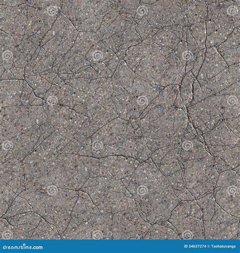 Cracked Concrete. Seamless Tileable Texture. Stock Images - Image: 34637274