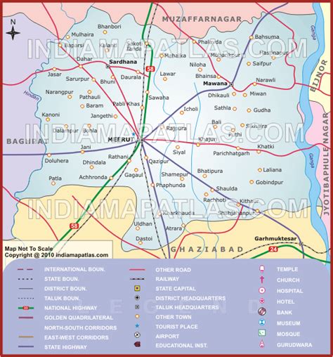 Meerut Map - India