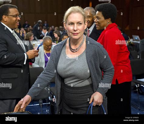 United States Senator Kirsten Gillibrand (Democrat of New York) arrives ...